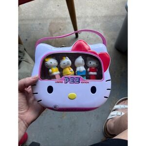 Sanrio Hello Kitty Limited Edition PEZ Gift Set Tin with 4 Mini Dispensers 2014